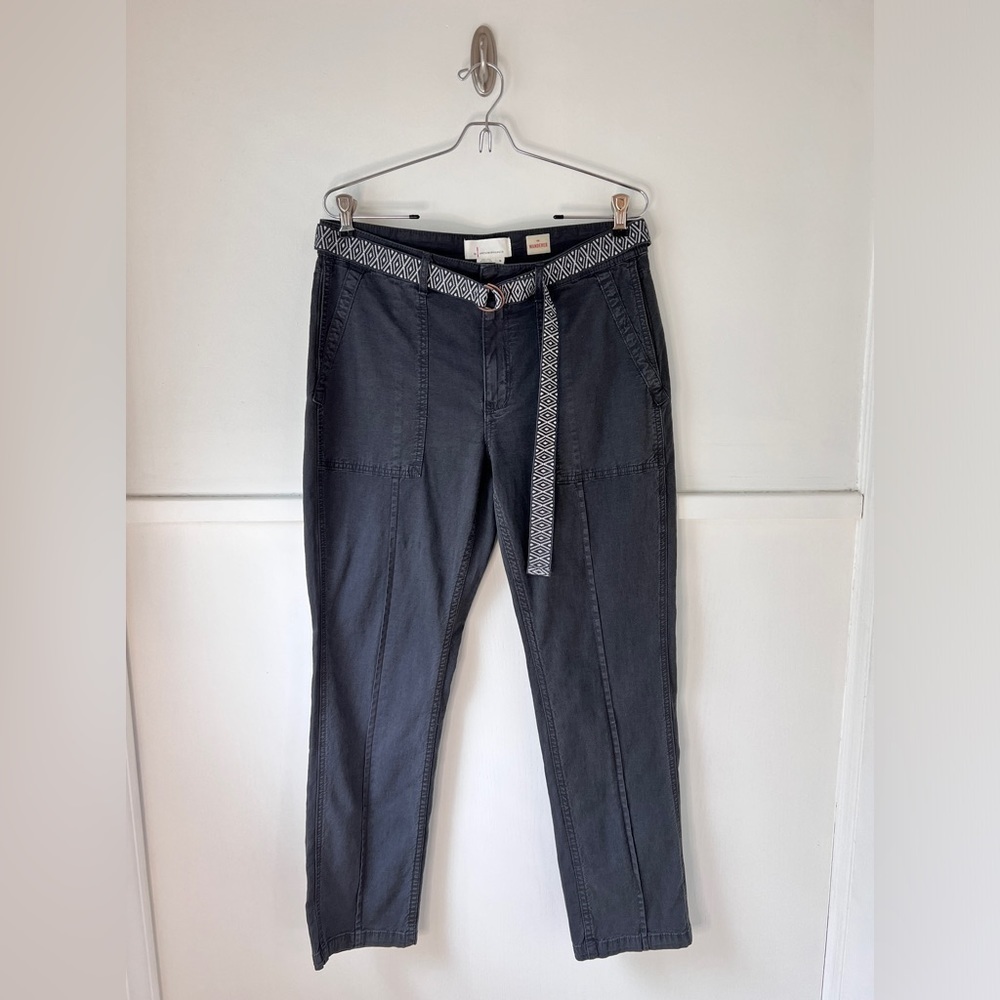 Anthropologie The Wanderer Utility Pants in Washed Faded Black
